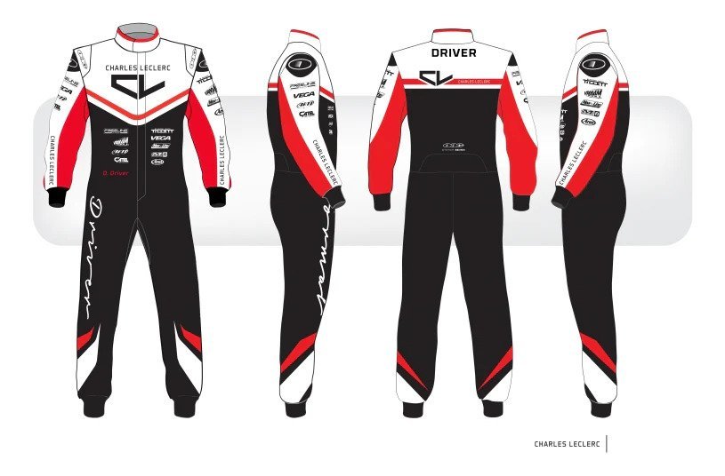 Cl charles leclerc driver racing suit